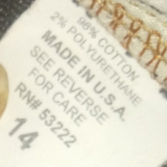 David Kahn Jeans Size 14/32 3500 Dark Boot Cut NWT - Picture 8 of 8